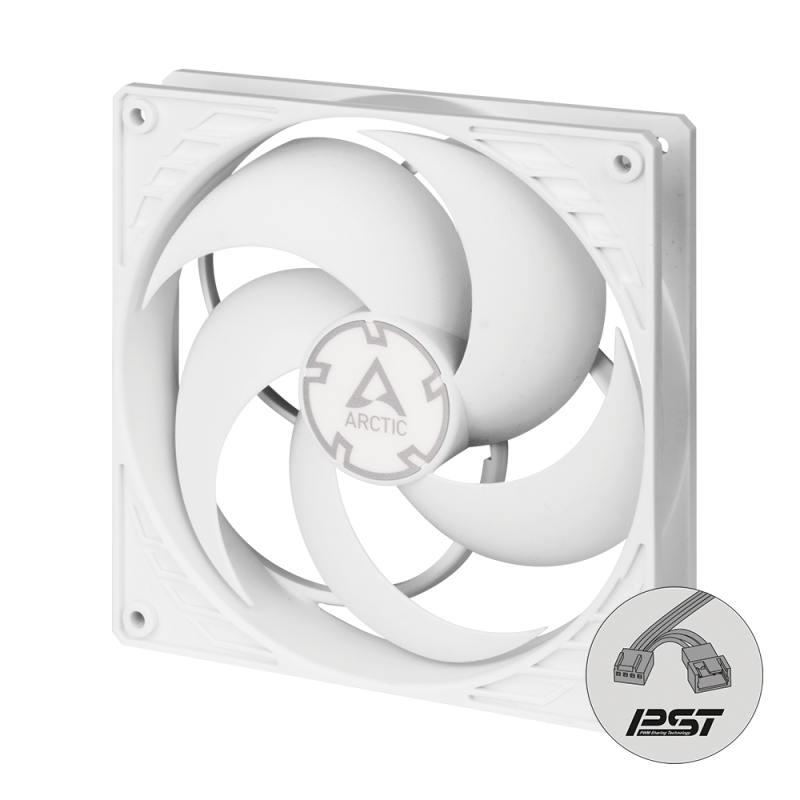 Ventilateur de boîtier Arctic P14 PWM PST 140 MM / Blanc