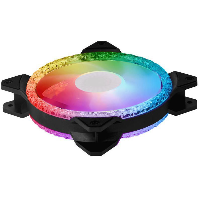 Ventilateurs de boîtier 120mm Cooler Master MasterFan MF120 Prismatic Tri-Loop ARGB