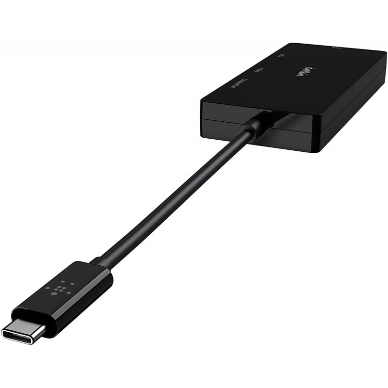 Adaptateur Belkin 4in1 (USB-C vers VGA, DVI, 4K HDMI, 4K DisplayPort)