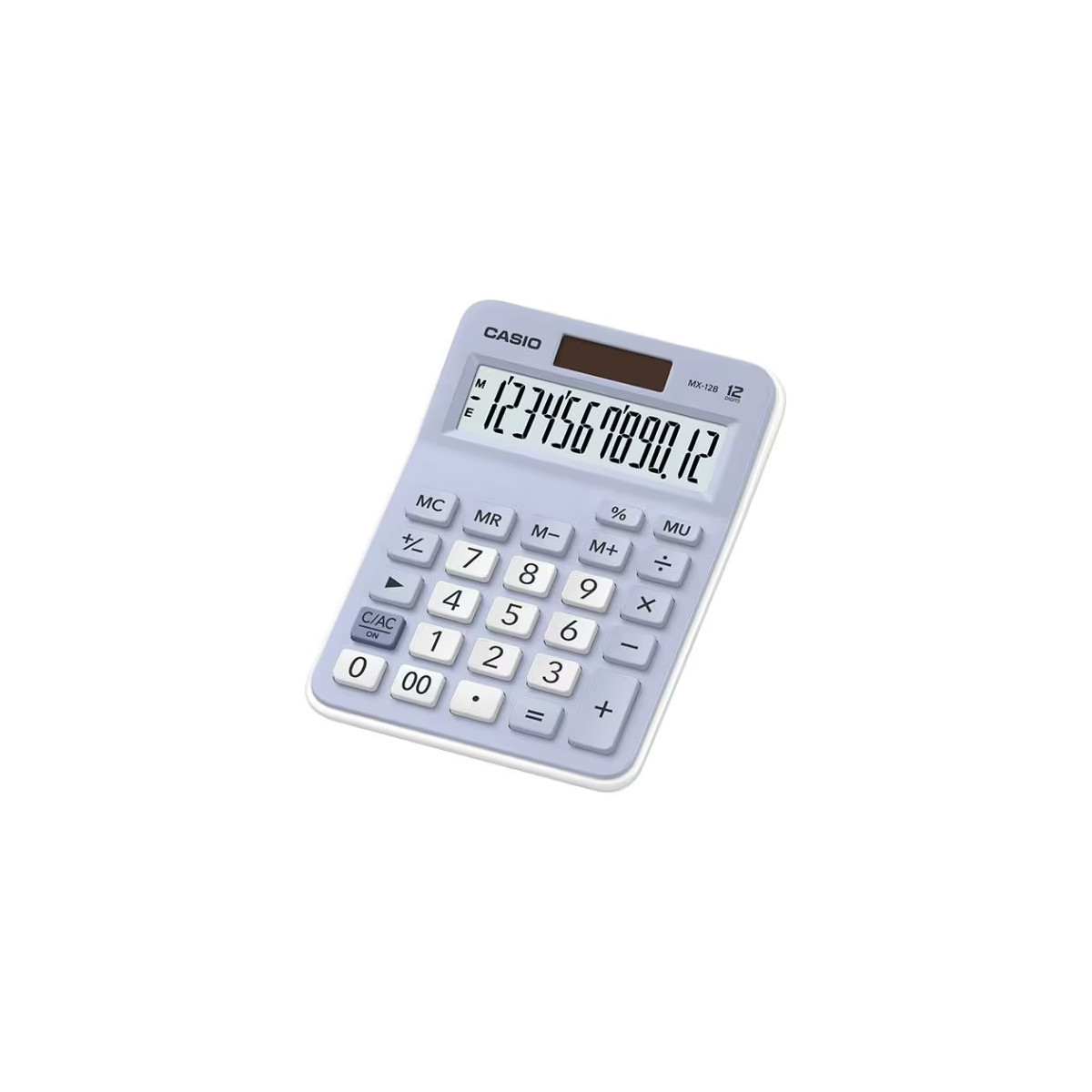 CALCULATRICE CASIO MX-12B Bleu / PILE ET SOLAIRE / 12 CHIFFRES