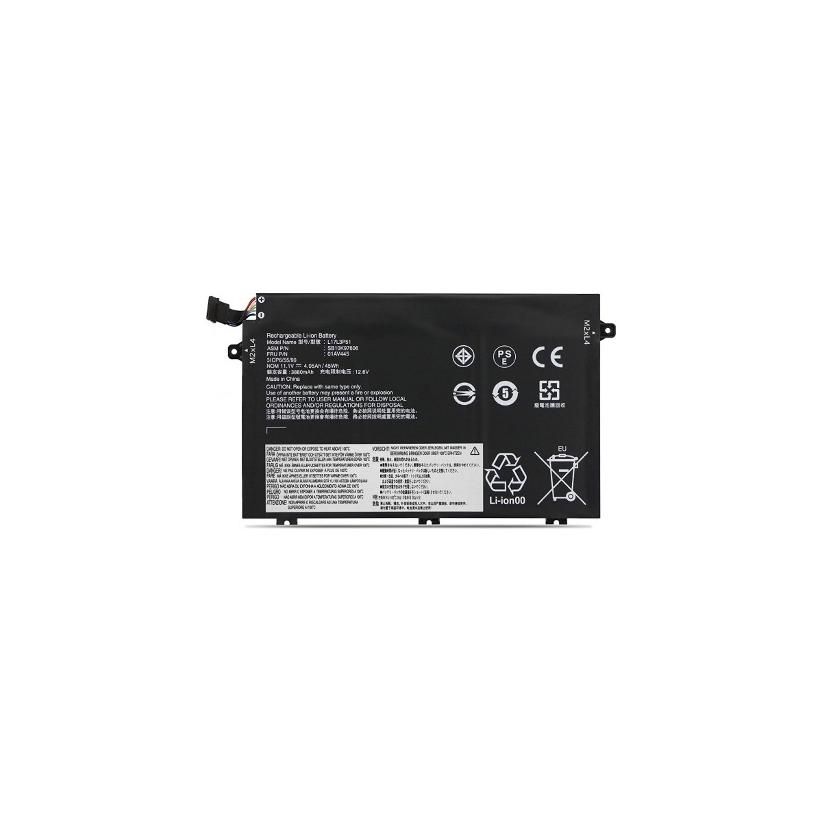 Batterie LENOVO L17C3P51 L17L3P51