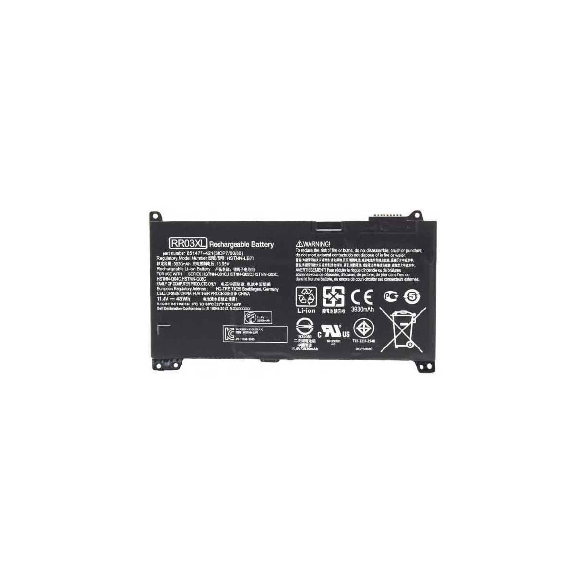 Batterie HP ProBook RR03XL