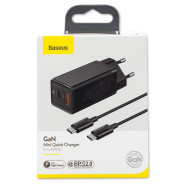 CHARGEUR MURAL RAPIDE BASEUS GAN MINI CCGAN-U01 – 45W