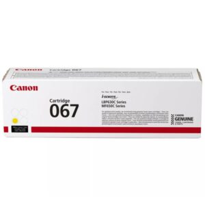 Toner Originale Laser Canon 067 / Yellow / 1250 Pages