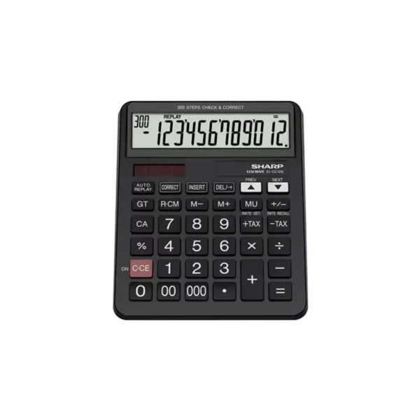 CALCULATRICE DE BUREAU SHARP EL-CC12G