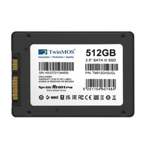 DISQUE DUR SSD TWINMOS H2 ULTRA 512GO 2.5 SATA III