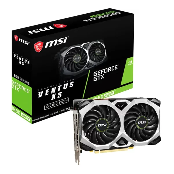 CARTE GRAPHIQUE MSI GEFORCE GTX 1660 SUPER VENTUS XS OC / 6 GO