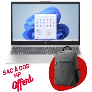 Pc Portable HP15-FD0026NK / i3-N305 / 32 Go / Windows 11 / Bleu/SAC