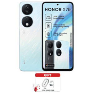 SMARTPHONE HONOR X7B / 6 GO / 256 GO / SILVER AVEC SUPPORT HUAWEI POUR SMARTPHONE OFFERT