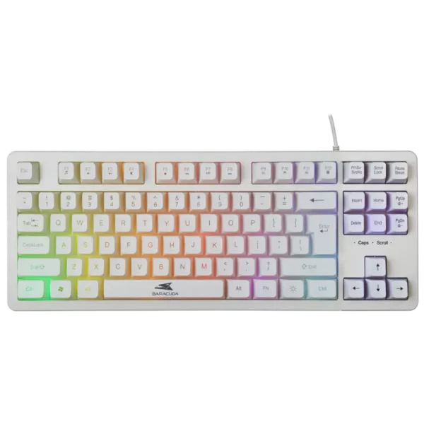 CLAVIER GAMING BARACUDA BGK-01114 KRILL / BLANC