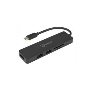 ADAPTATEUR SBOX TYPE C VERS HDMI, USB ET LECTEUR DE CARTES