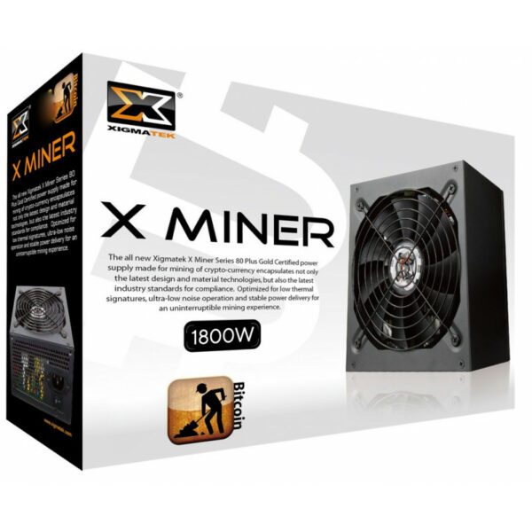 ALIMENTATION XIGMATEK X-MINER EN9757 92 PLUS / 1800W