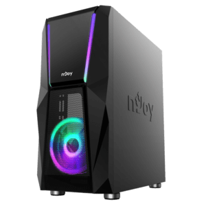 BOÎTIER GAMER NJOY FORT PC CASE ARGB / ATX & MICRO ATX / NOIR