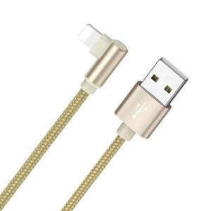 CÂBLE CHARGEUR USB VERS LIGHTNING BOROFONE BX26 / 2.4A / GOLD