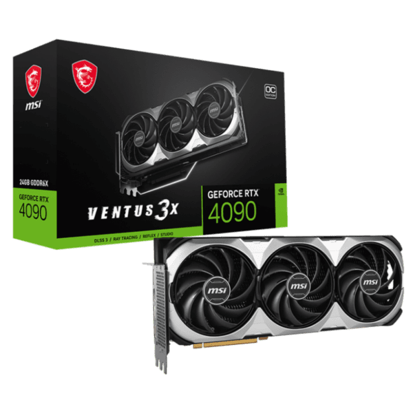 CARTE GRAPHIQUE MSI GEFORCE RTX 4090 VENTUS 3X E OC / 24 GO GDDR6X