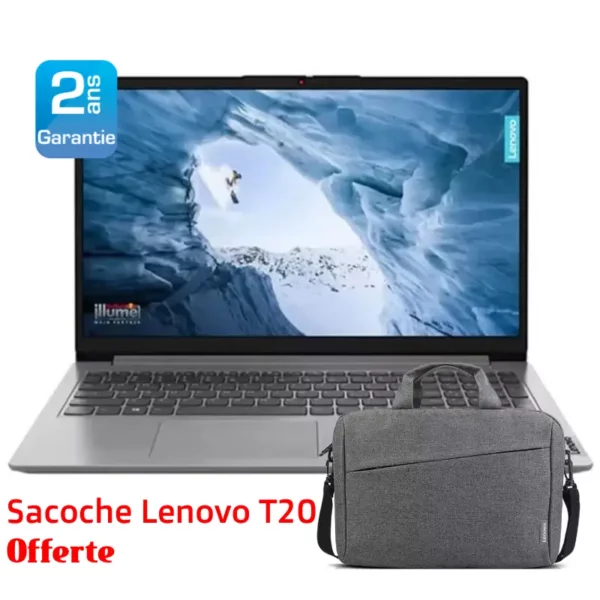 PC PORTABLE LENOVO 15.6" HD IP1 R3-7320U / 8GB 512SSD / WINDOWS 11 / GRIS