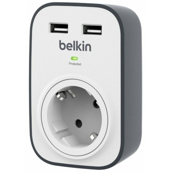 PROTECTION SURTENSION BELKIN 1 PRISE + 2X USB