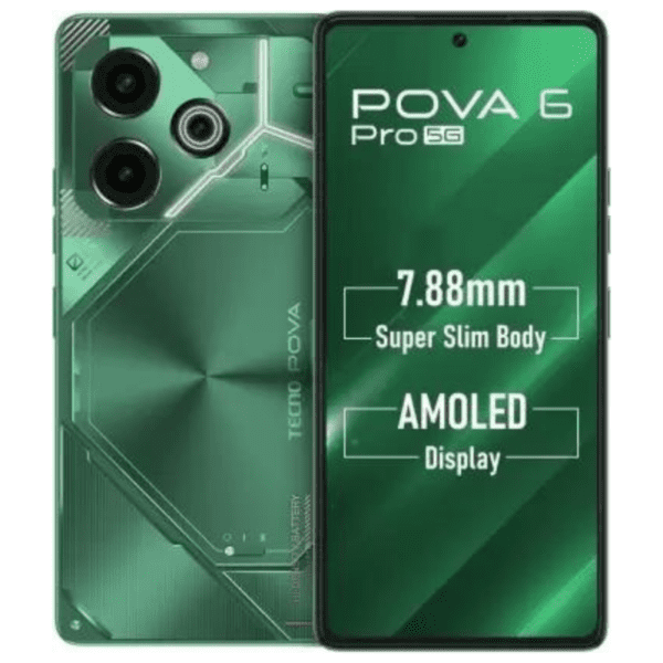 SMARTPHONE TECNO POVA 6 PRO 5G / 12 GO / 256 GO / VERT