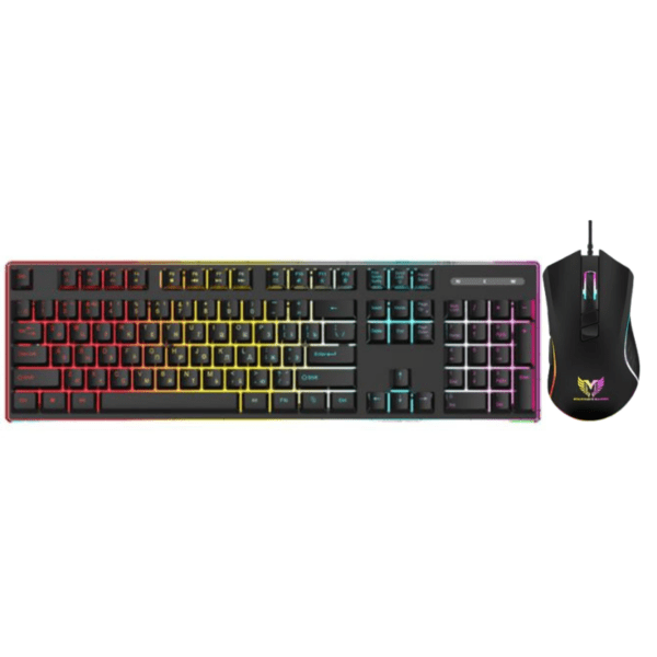 ENSEMBLE CLAVIER ET SOURIS GAMER FILAIRE STAR WAVE GCM1090 RGB