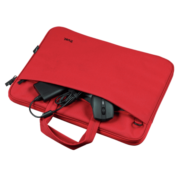 SACOCHE POUR PC PORTABLE TRUST BOLOGNA 16" / ROUGE