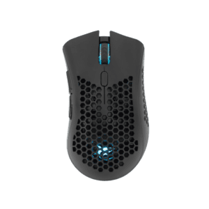 SOURIS GAMING SANS FIL WHITE SHARK LIONEL GM-5012 / 10 000 DPI / NOIR